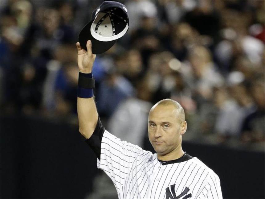 Derek Jeter erlebt einen emotionalen Abschied im Yankees-Stadion. Foto: Jason Szenes