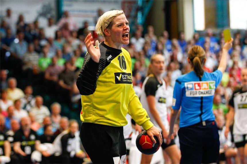 Dortmunds Clara Woltering im Interview Derzeit in bestechender Form: Die Dortmunderin Clara Woltering, die heute in der EM-Qualifikation gegen die Schweiz das Tor der deutschen Nationalspielerin hüten wird.