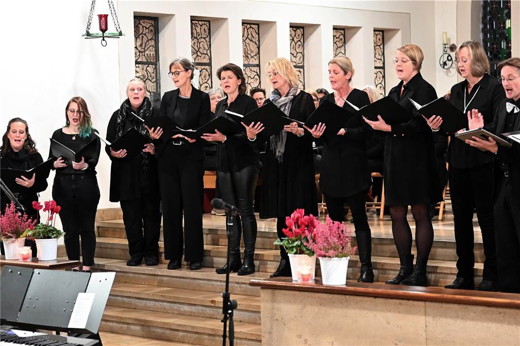 Deutener Musik- und Gesang-Verein (MGV) hatte viele Gast-Formationen und Solisten für Sonntag (3.11.) in die Kirche eingeladen.