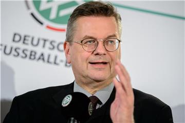 DFB-Präsident Reinhard Grindel war beim russischen Pokalfinale in Wolgograd anwesend. Foto: Sina Schuldt