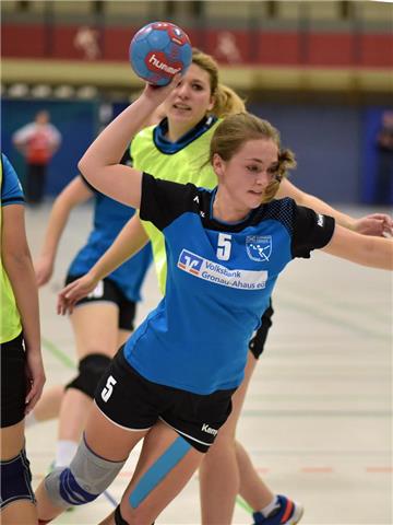 Diana Waning und die DHG Ammeleoe/Ellewick setzten sich  im Derby gegen den SuS Stadtlohn mit 32:14 diurch.