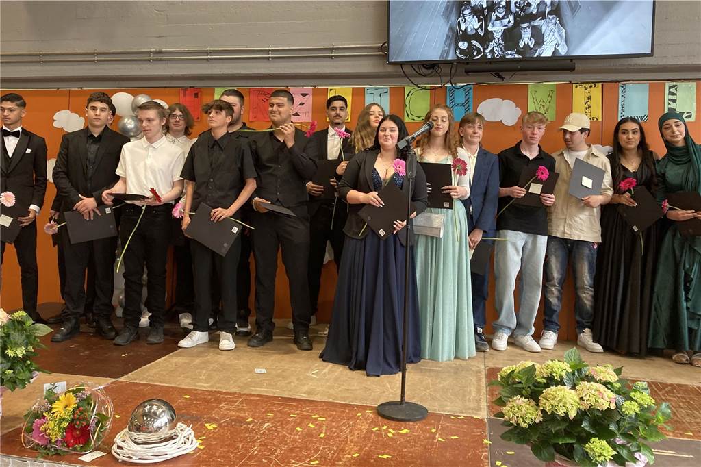 Die 10b der Erich-Klausener-Realschule