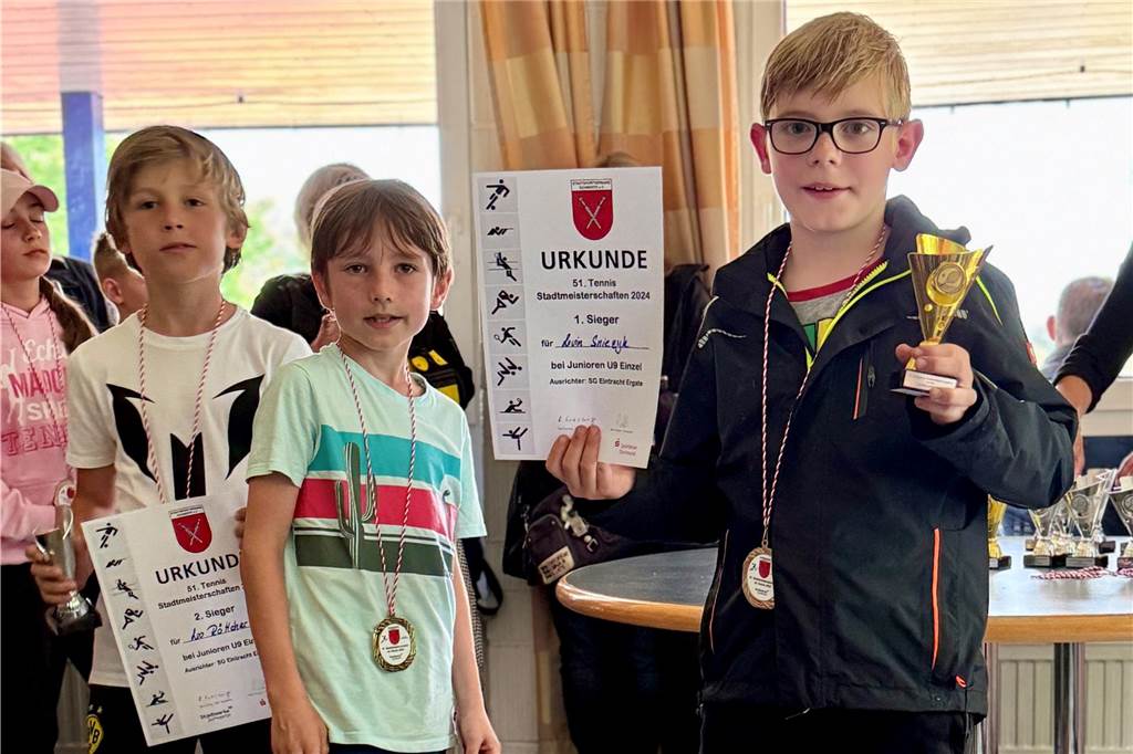 Die 51. Schwerter Tennis-Stadtmeisterschaft auf der Anlage der SG Eintracht Ergste.