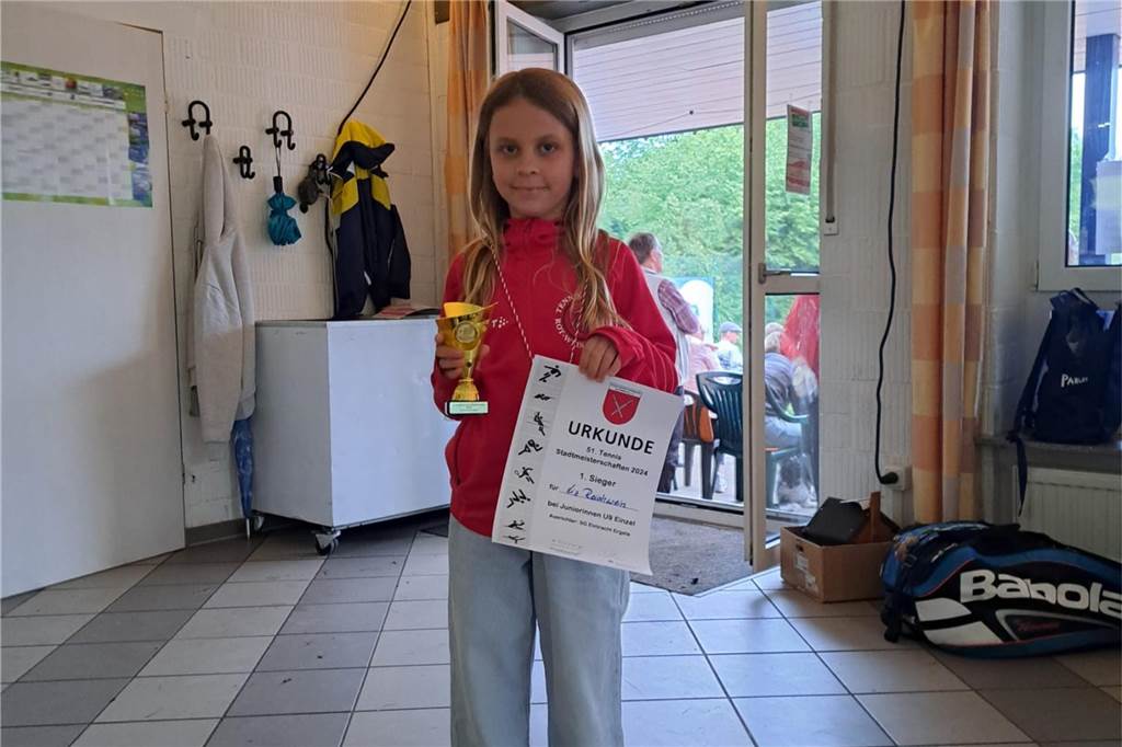 Die 51. Schwerter Tennis-Stadtmeisterschaft auf der Anlage der SG Eintracht Ergste.