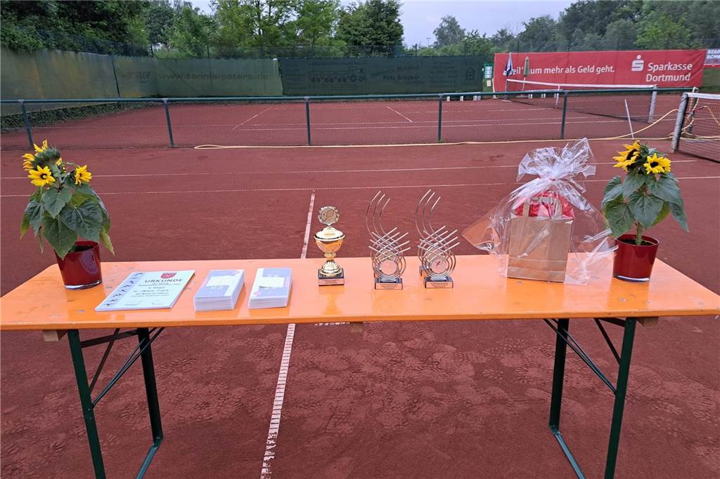 Die 51. Schwerter Tennis-Stadtmeisterschaft auf der Anlage der SG Eintracht Ergste.