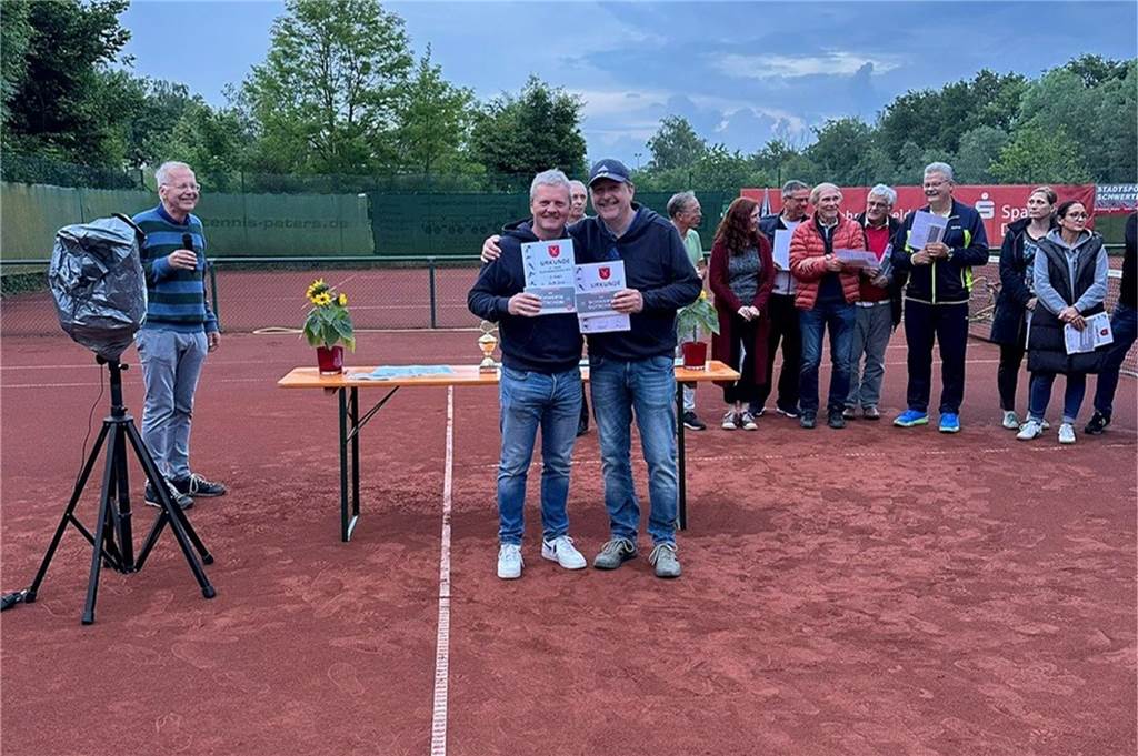 Die 51. Schwerter-Tennis-Stadtmeisterschaft auf der Anlage der SG Eintracht Ergste.