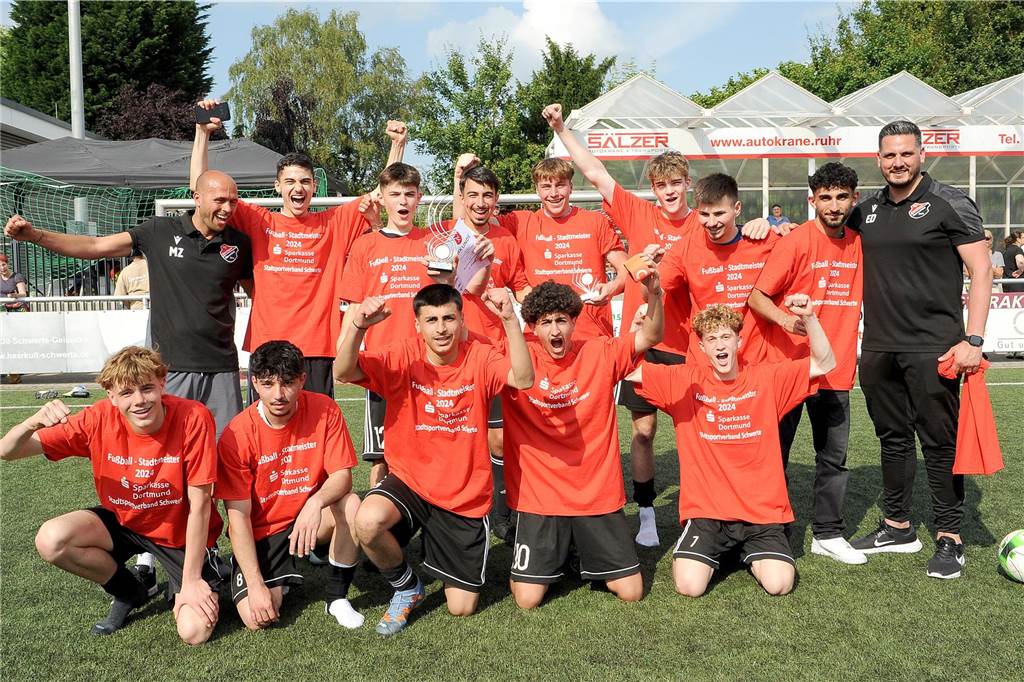 Die A-Junioren des SC Berchum/Garenfeld sind Schwerter Stadtmeister 2024.