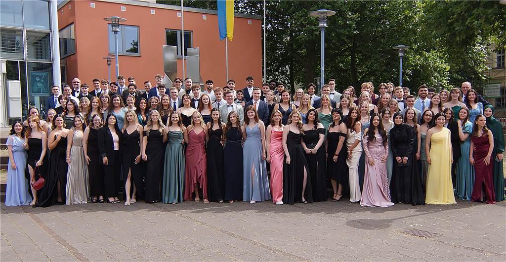 Die Abiturienten der Gesamtschule Kamen feierten am 29. Juni ihren Abschluss in der Stadthalle Kamen
