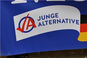 Die AfD-Nachwuchsorganisation Junge Alternative veranstaltet in Seebach einen Programmkongress. Foto: Jens Kalaene/Archiv