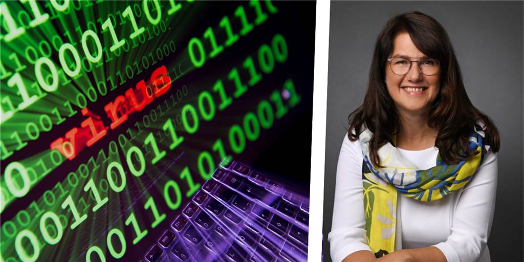 Gegen Cyberangriffe: Stadt Ahaus hat sogar eine extra Versicherung Ahaus Bürgermeistern Karola Voß hofft, dass die Cyberversicherung in Zukunft nicht greifen muss.