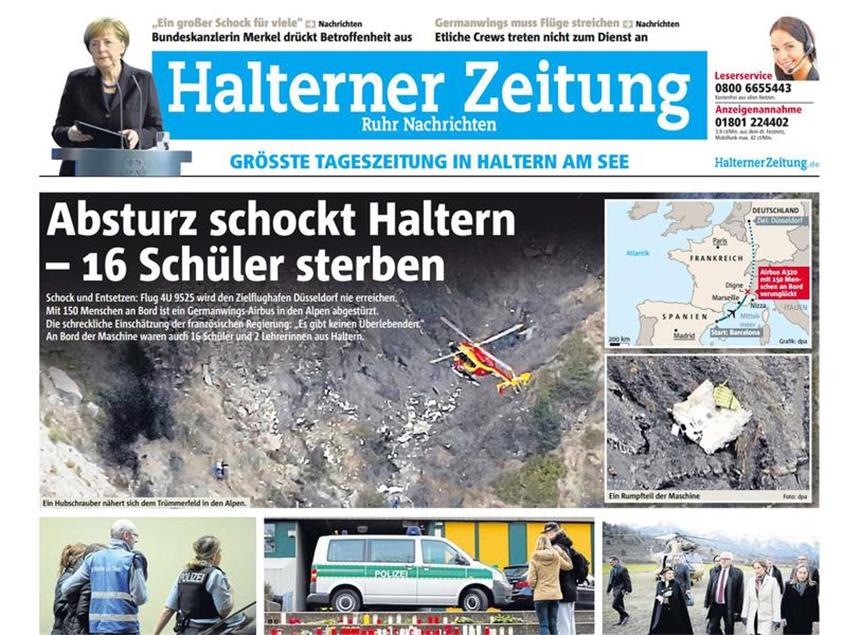 Die Zeitungsausgabe (25. 3.) zum Download Die aktuelle Ausgabe der Halterner Zeitung.