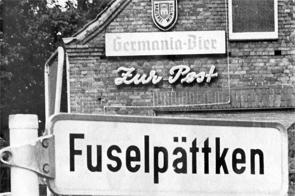 In fast 20 Kneipen in Sythen konnte man früher ein Bier heben Die "Alte Post" lag am legendären "Fuselpättken" in Sythen und wurde 1998 aufgegeben. Am Standort steht heute ein größerer Wohnkomplex.