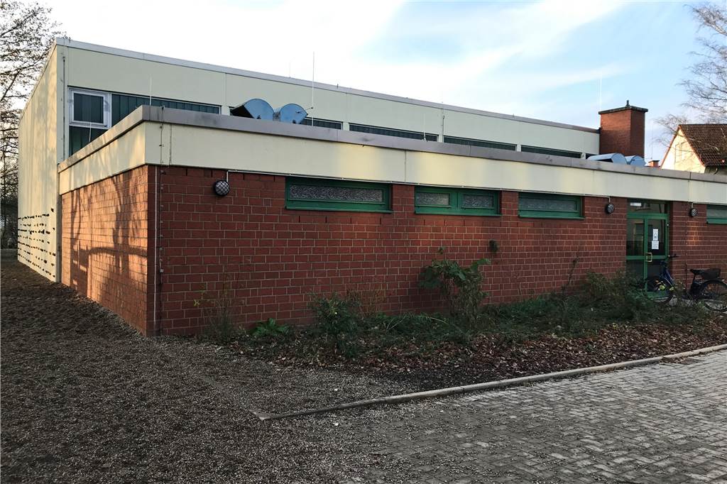 Stadt Werne spekuliert auf Millionenbetrag für neue Doppelturnhalle Die alte Weihbach-Sporthalle am neuen Standort der Wiehagenschule an der Stockumer Straße ist in die Jahre gekommen und zu klein.