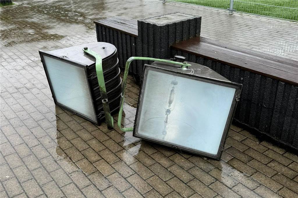 Halogenstrahler des BV Lünen.