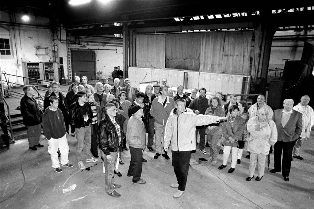 Die alten Werkshallen der Eisenhütte Westfalia dienten Ende der 90er Jahre für kurze Zeit als Diskothek.