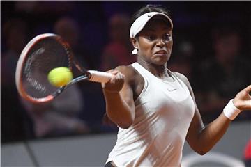 Die amerikanische Tennisspielerin Sloane Stephens scheitert beim Turnier in Nürnberg. Foto: Marijan Murat