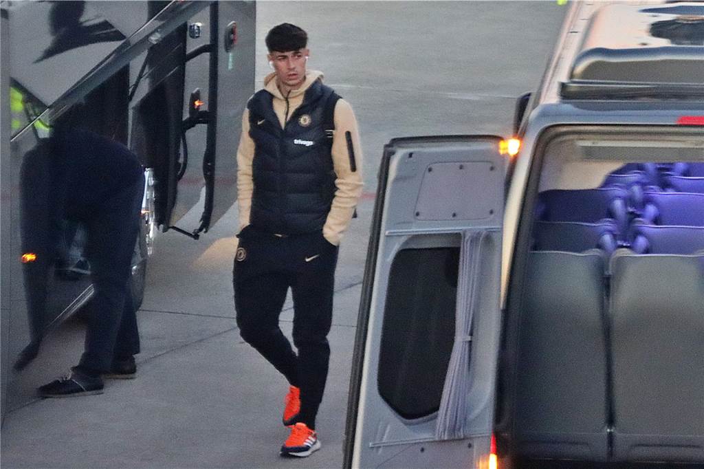 Die Ankunft des FC Chelsea in Dortmund.