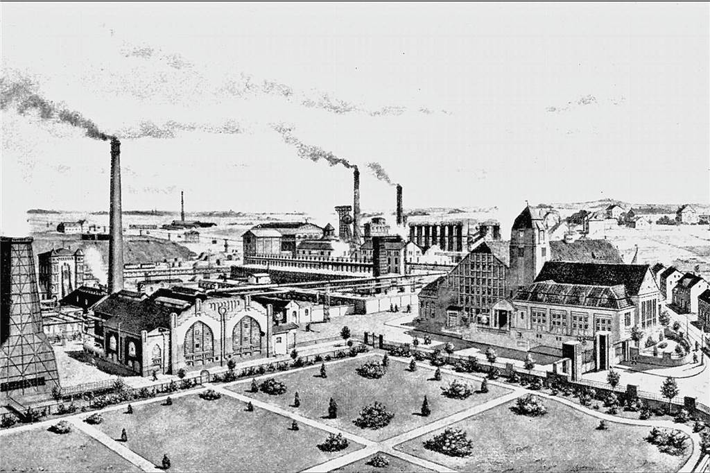Als Schwerin noch Westhofen hieß und aus vier Bauernhöfen bestand Die Anlage Graf Schwerin 1912