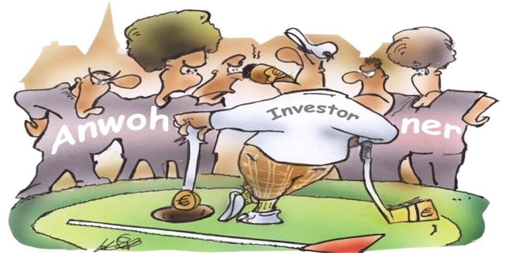 Adventuregolf-Anlage im Stiegenpark soll 2025 Realität werden Eine Karikatur