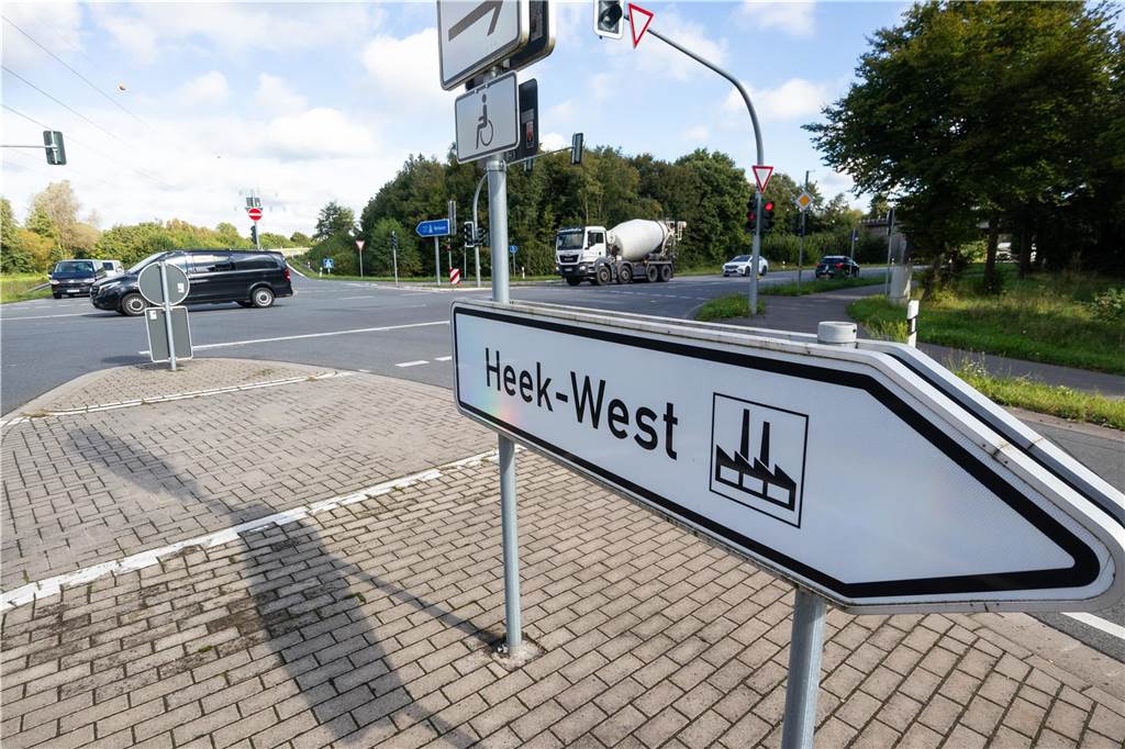 Erneut schlagen Diebe in Heek-West zu Eine Kreuzung in Heek