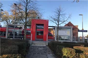 Die Arbeiten am Bahnhof Beifang sind so gut wie abgeschlossen