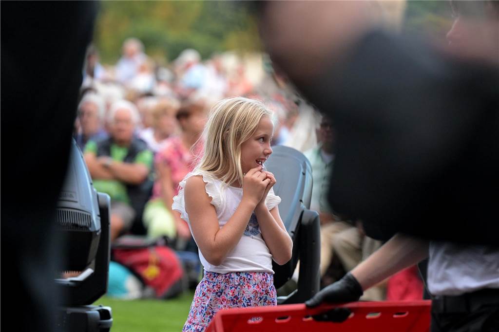 Die Atmosphäre beim Sommernachtskonzert am Schloss Nordkirchen war sehr schön.