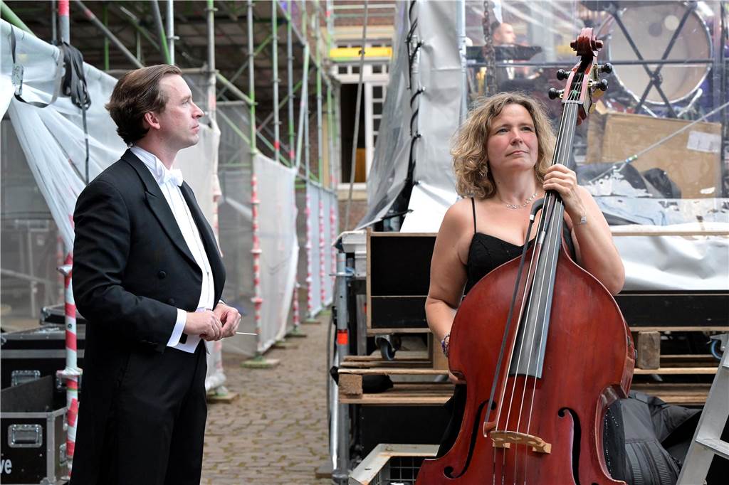 Die Atmosphäre beim Sommernachtskonzert am Schloss Nordkirchen war sehr schön.