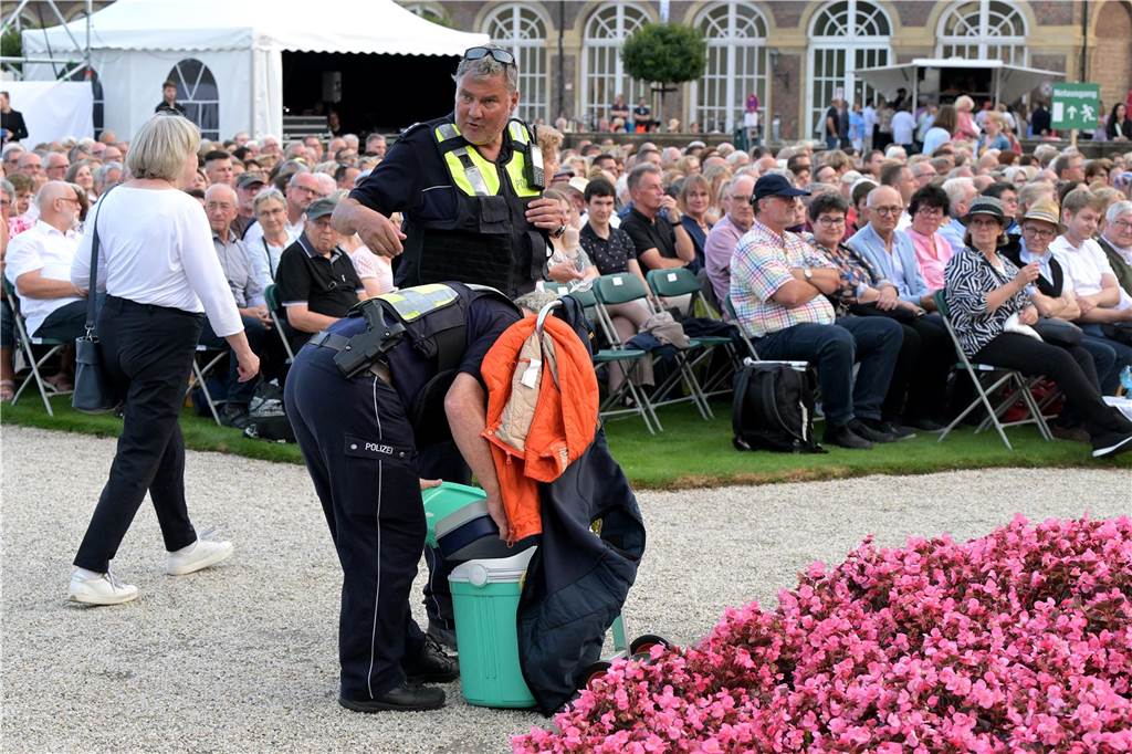 Die Atmosphäre beim Sommernachtskonzert am Schloss Nordkirchen war sehr schön.