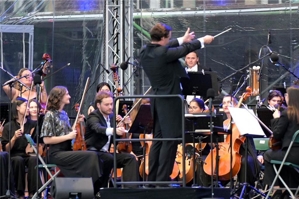 Die Atmosphäre beim Sommernachtskonzert am Schloss Nordkirchen war sehr schön.