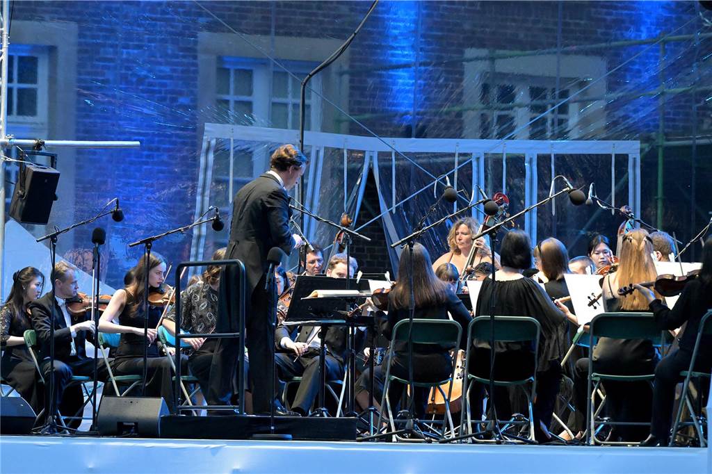 Die Atmosphäre beim Sommernachtskonzert am Schloss Nordkirchen war sehr schön.
