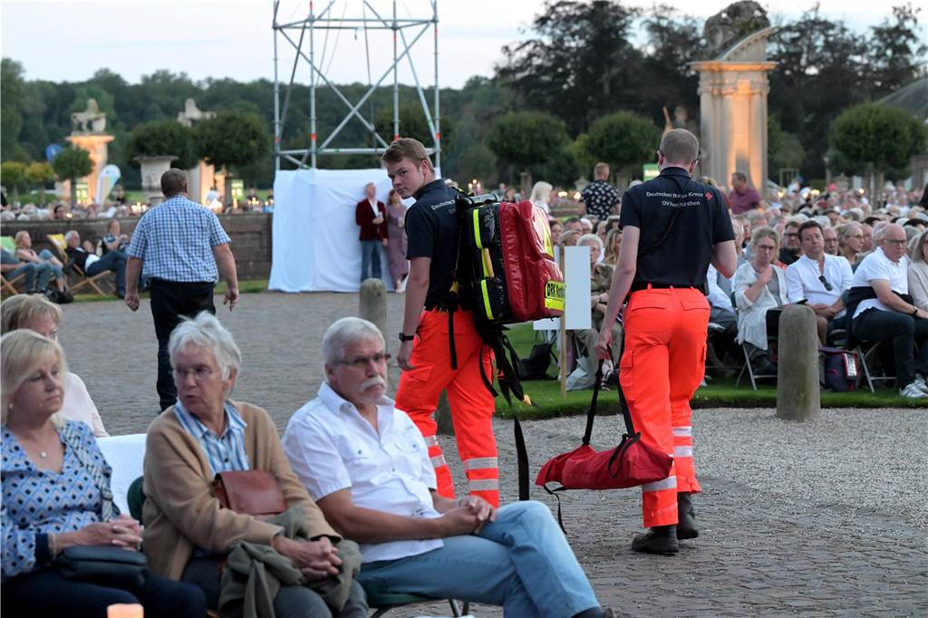 Die Atmosphäre beim Sommernachtskonzert am Schloss Nordkirchen war sehr schön.