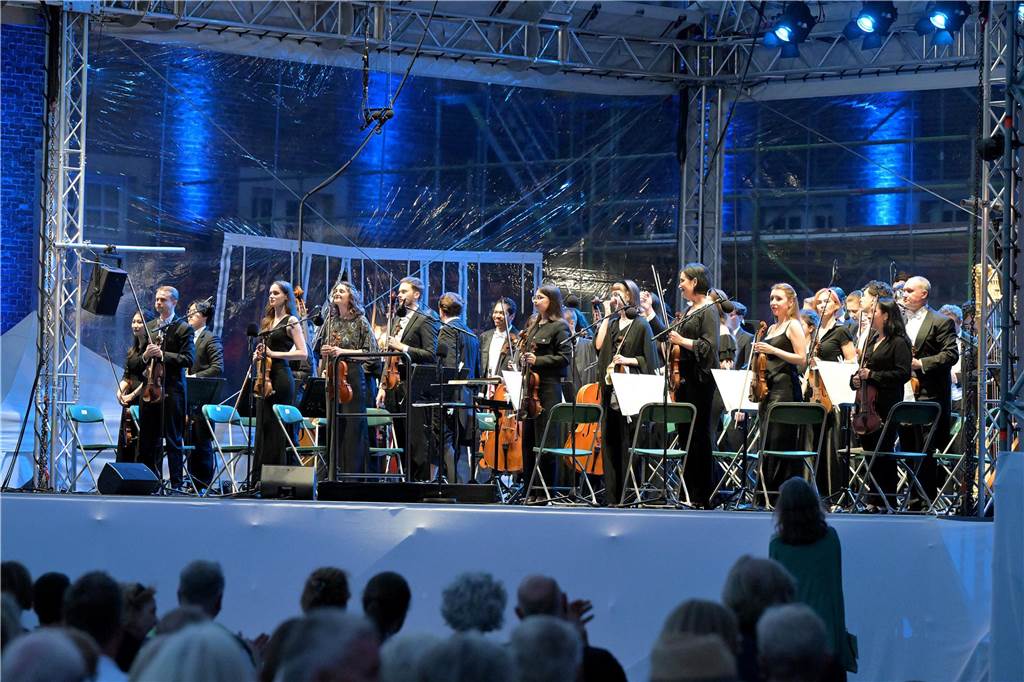 Die Atmosphäre beim Sommernachtskonzert am Schloss Nordkirchen war sehr schön.