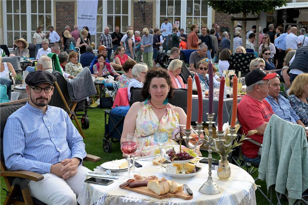 Die Atmosphäre beim Spmmernachtskonzert am Schloss Nordkirchen war sehr schön.