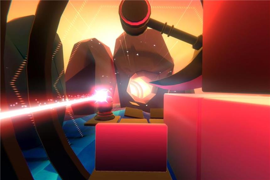 „Glitch Dash“ verlangt schnelle Reaktion Die Aufgabe bei „Glitch Dash“ klingt einfach: Weiche den Hindernissen aus. Doch die werden immer schneller und bewegen sich. Foto: Glitchdash.com
