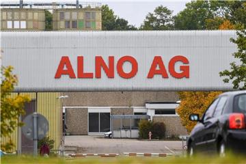 Die Aufschrift ALNO AG prangt am Haupteingang des Küchenherstellers Alno. Foto: Felix Kästle/Archiv