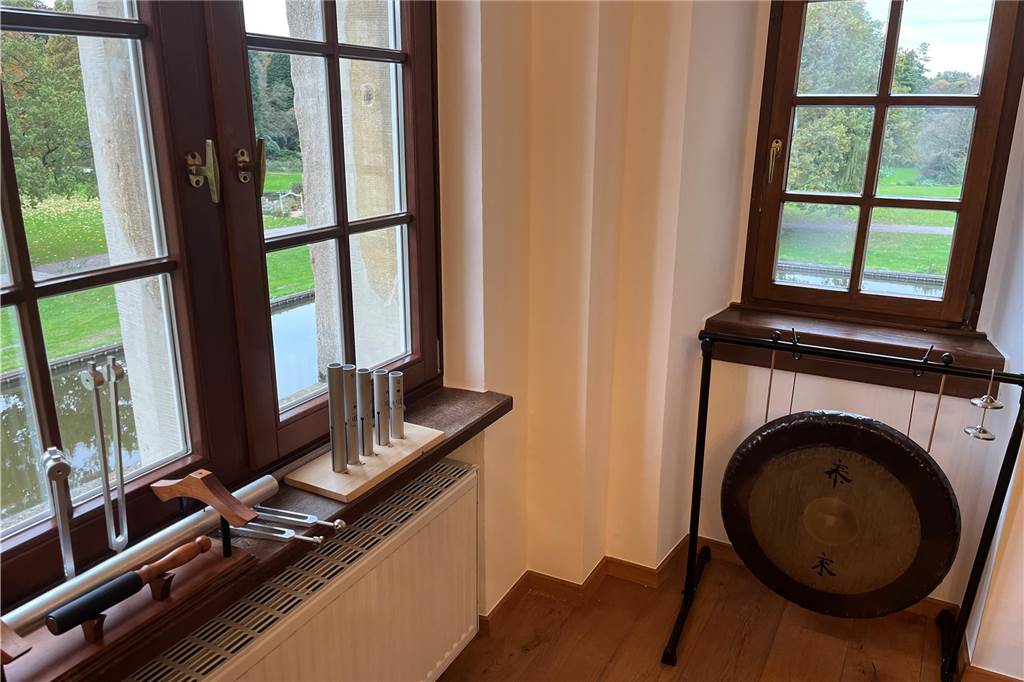 Die Aussicht auf das Schlossgelände ist immer wieder einen Blick wert.