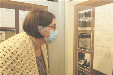 Die Ausstellung im Schermbecker Heimatmuseum zeigt viele Fotos und Dokumente, die sich mit der Freizeitstätte „Haus Berta“ am Freudenberg befassen.