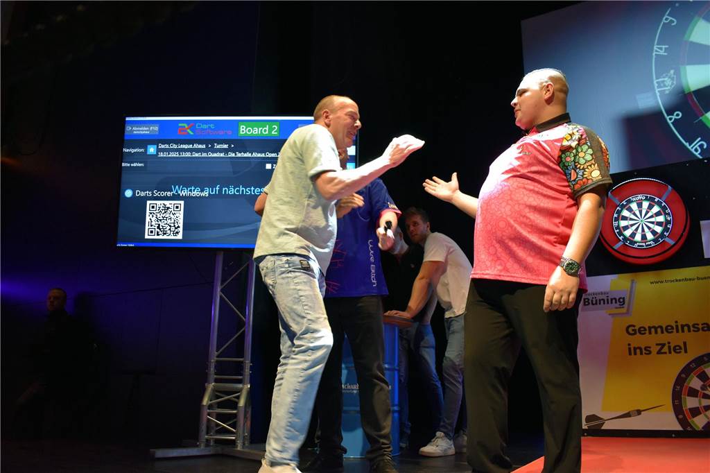 Dart im Quadrat 2025 in der Ahauser Stadthalle