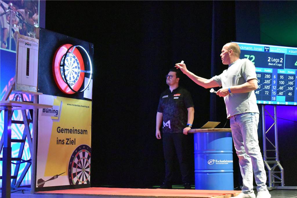 Dart im Quadrat 2025 in der Ahauser Stadthalle