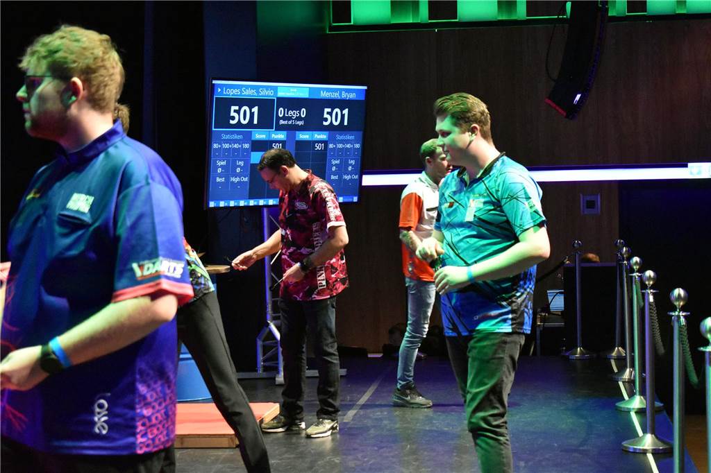 Dart im Quadrat 2025 in der Ahauser Stadthalle