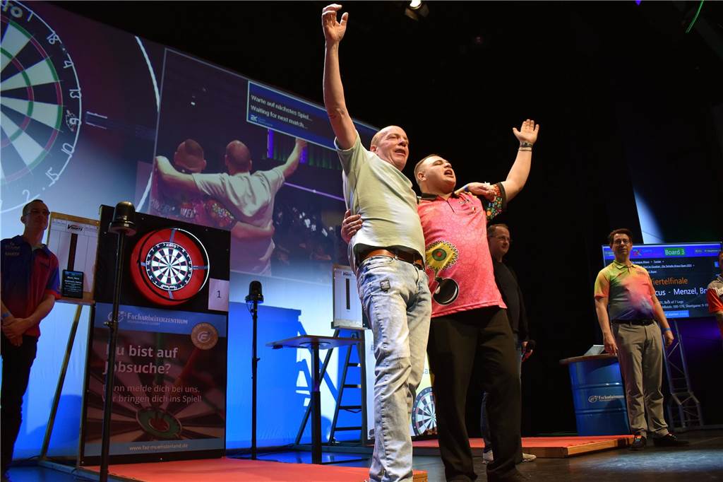 Dart im Quadrat 2025 in der Ahauser Stadthalle