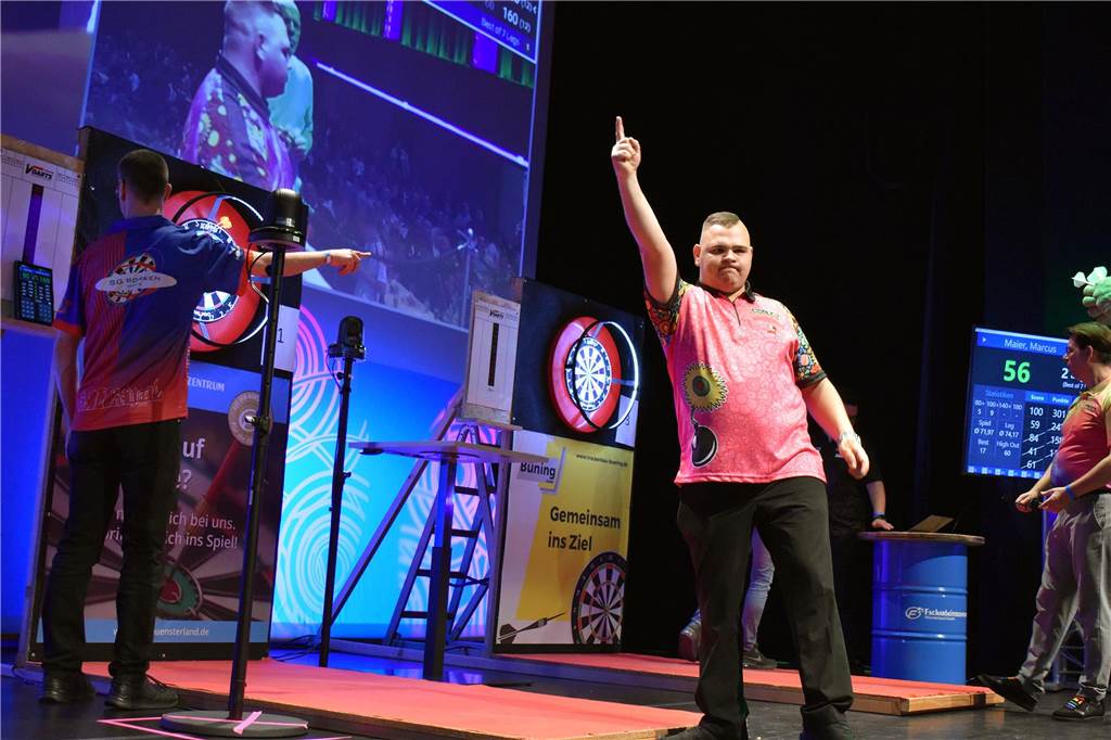 Dart im Quadrat 2025 in der Ahauser Stadthalle