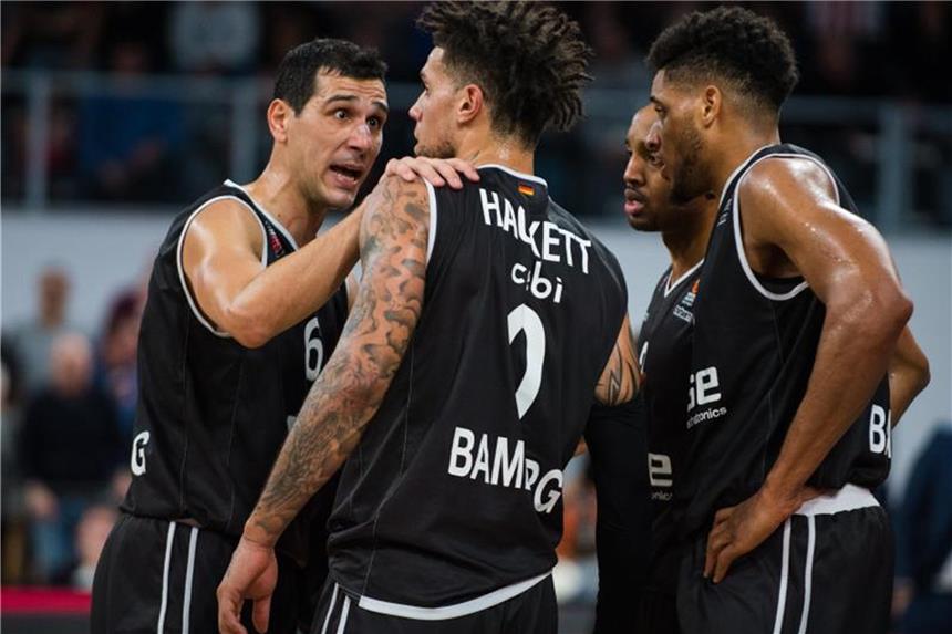 Bamberg beendet nach Sieg gegen Kaunas Pleiten-Serie Die Bamberger konnten einen Sieg in der Euroleague landen. Foto: Nicolas Armer