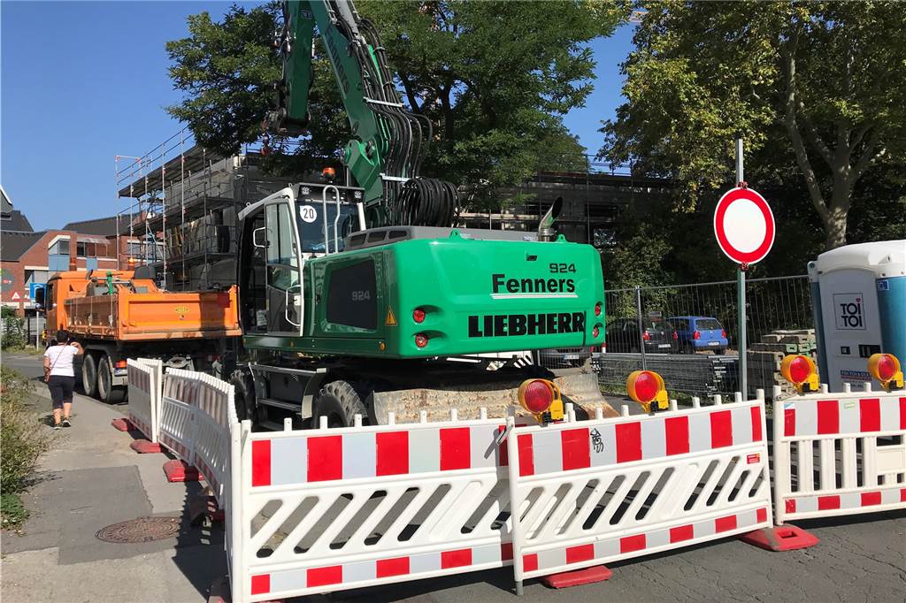 Die Bauarbeiten an der Schillerstraße werden 24 Monate andauern. 