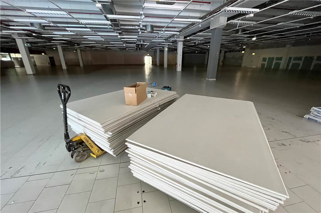 Die Baustelle im Horne-Center, der künftigen Werne City Mall