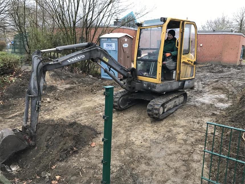 AWO-Kita in Habinghorst bekommt neuen Anbau Die Bauarbeiter haben in dieser Woche begonnen: An der Awo-Kita Habinghorst an der Recklinghauser Straße wird angebaut.