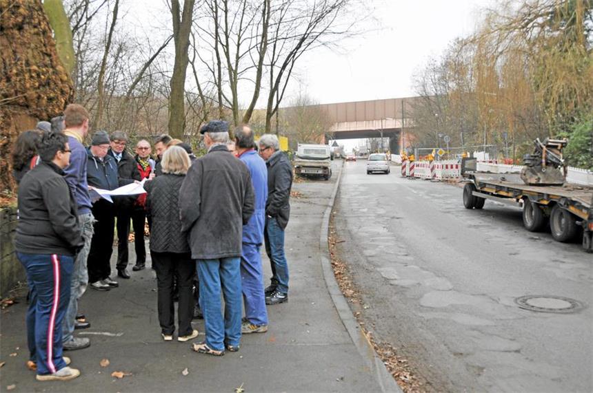 Nach Weihnachtspause gehen die Bauarbeiten weiter Die Baustelle an der Meinbergstraße.