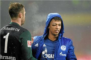 Die Begegnung mit Robin Quaison hatte Spuren hinterlassen: Thilo Kehrer (r.) verletzte sich nach einem Zweikampf mit dem Mainzer am Auge.