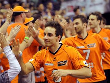 Die Berlin Volleys können schon im nächsten Spiel den Titel klarmachen. Foto: Ole Spata