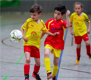Die besten Bilder der 32. Hallenfußball-Stadtmeisterschaft der Junioren.